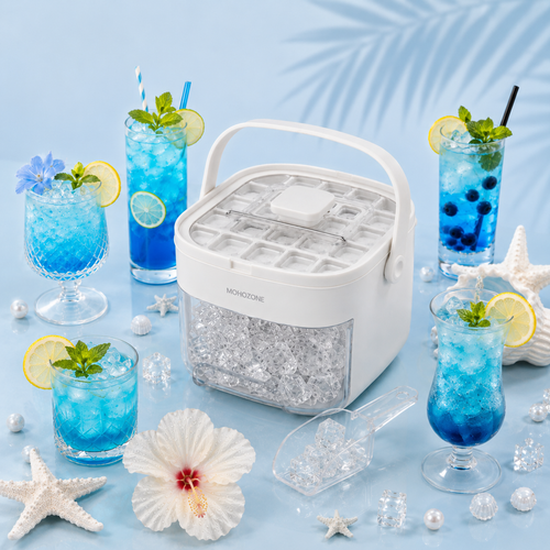 IceMaker Cube Box Pro – 2L | Milk White / Rose Red